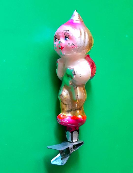 Антикварный ёлочные игрушки ссср