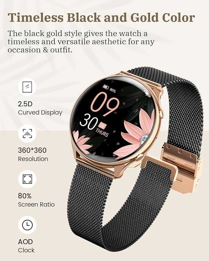 Porządny Damski SMARTWATCH G37 z Bluetooth 5.2