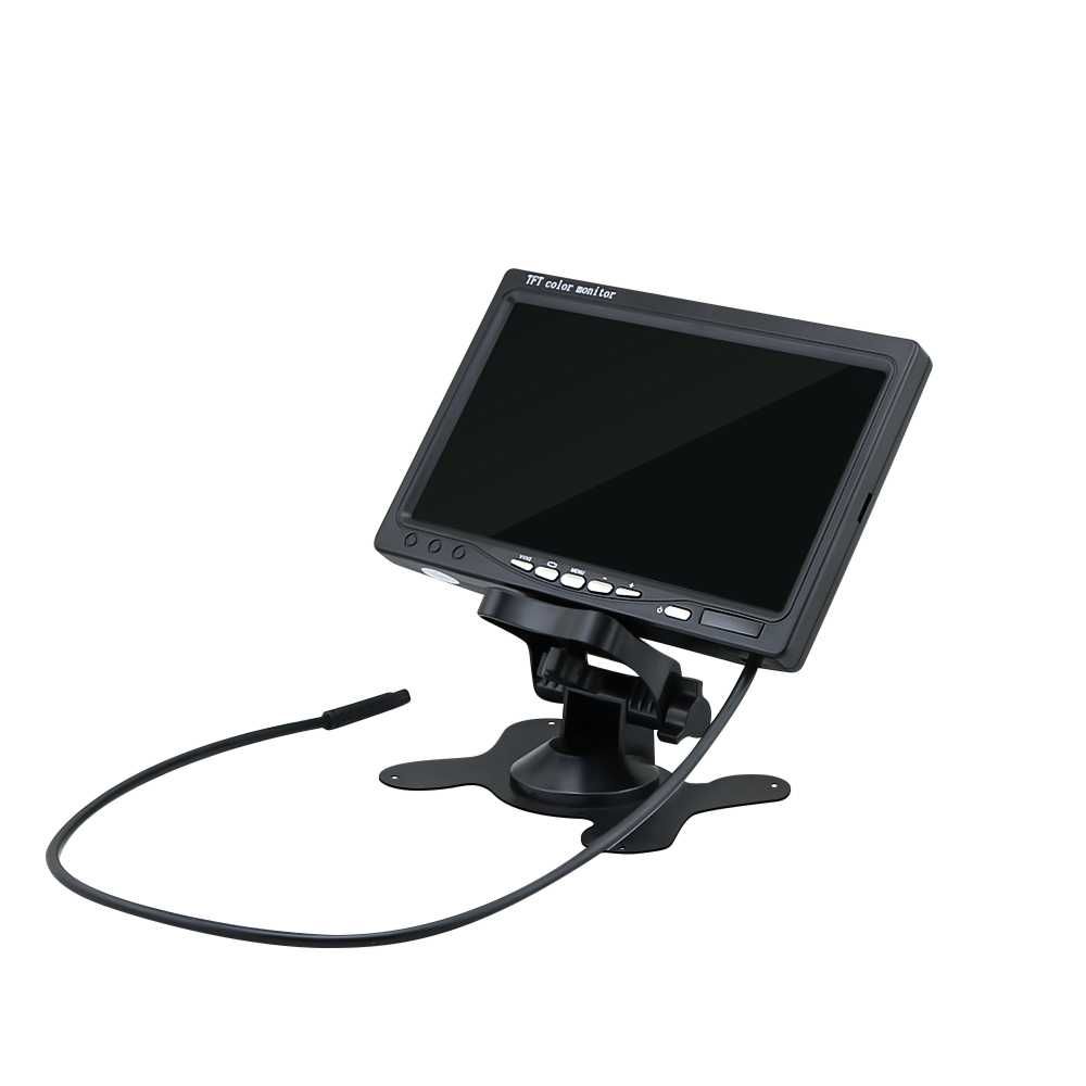 Camera com fio para maquinas trator carrinhas camara monitor 7