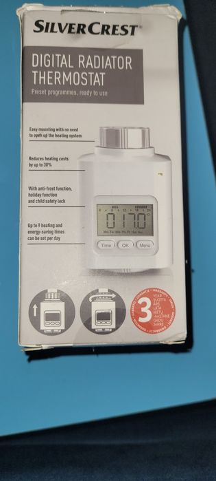 Termostat grzejnikowy silvercrest Nowy