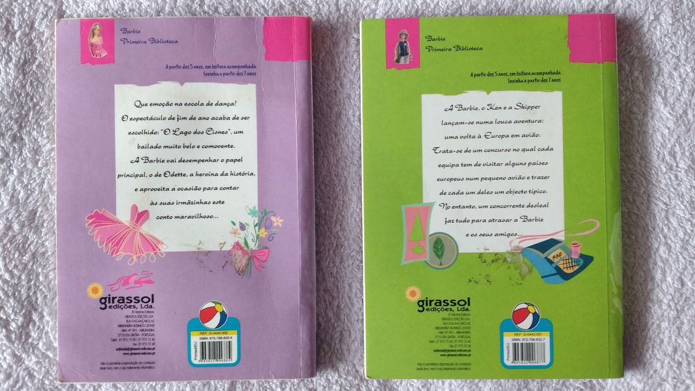 Conjunto de Livros juvenis da Barbie