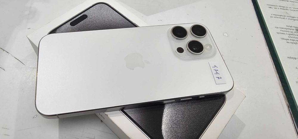 Telefon Apple Iphone 15 Pro MAX 256gb WHITE Sklep Wyspa Gsm