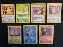 Cartas Pokemon Original Raras Team Rocket Blastoise Charizard meowth