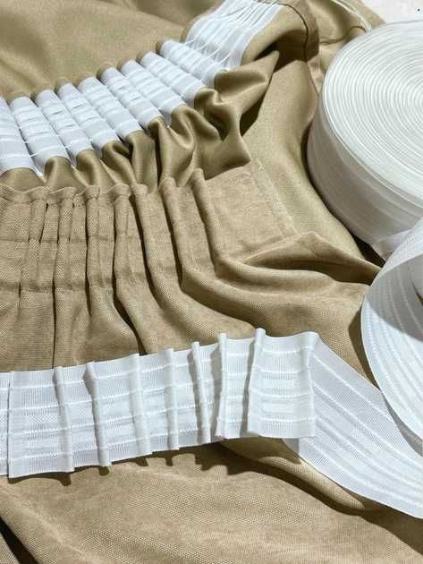 Комплект штор мікровелюр 150х240см, крем-брюле №96 2шт