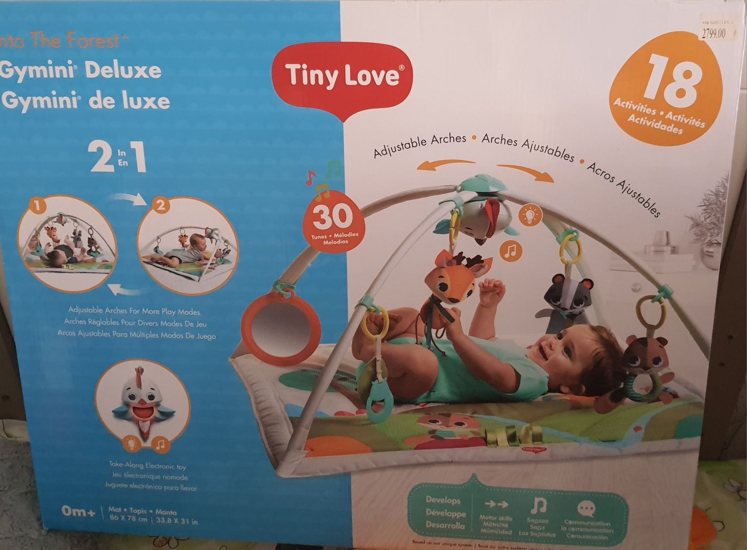 Розвиваючий килимок з дугами Tiny Love Лісові друзі