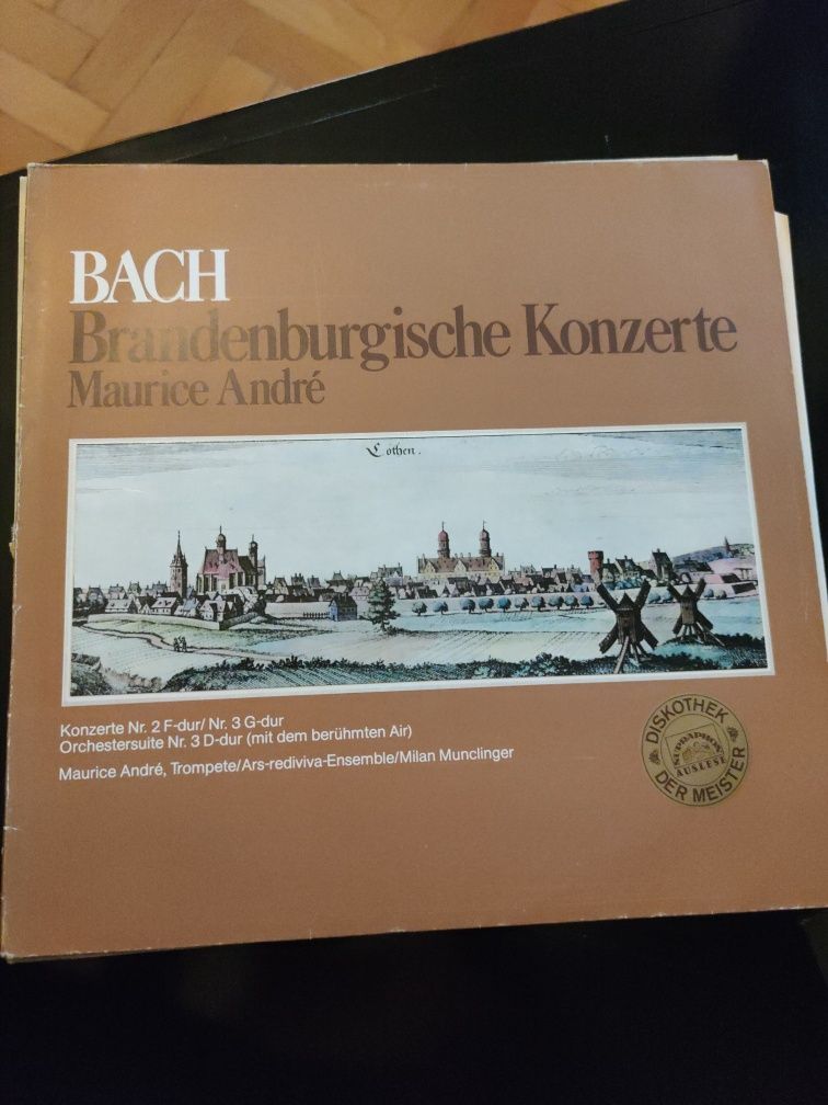 Bach brandenburgiche konzerte maurice andre płyta wibylowa winyl vinyl