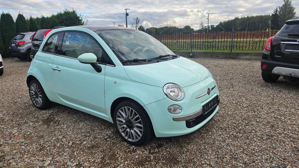 Fiat 500 100% BEZWYPADKOWY org.lakier ***  SUPER STAN   *** Opłacony