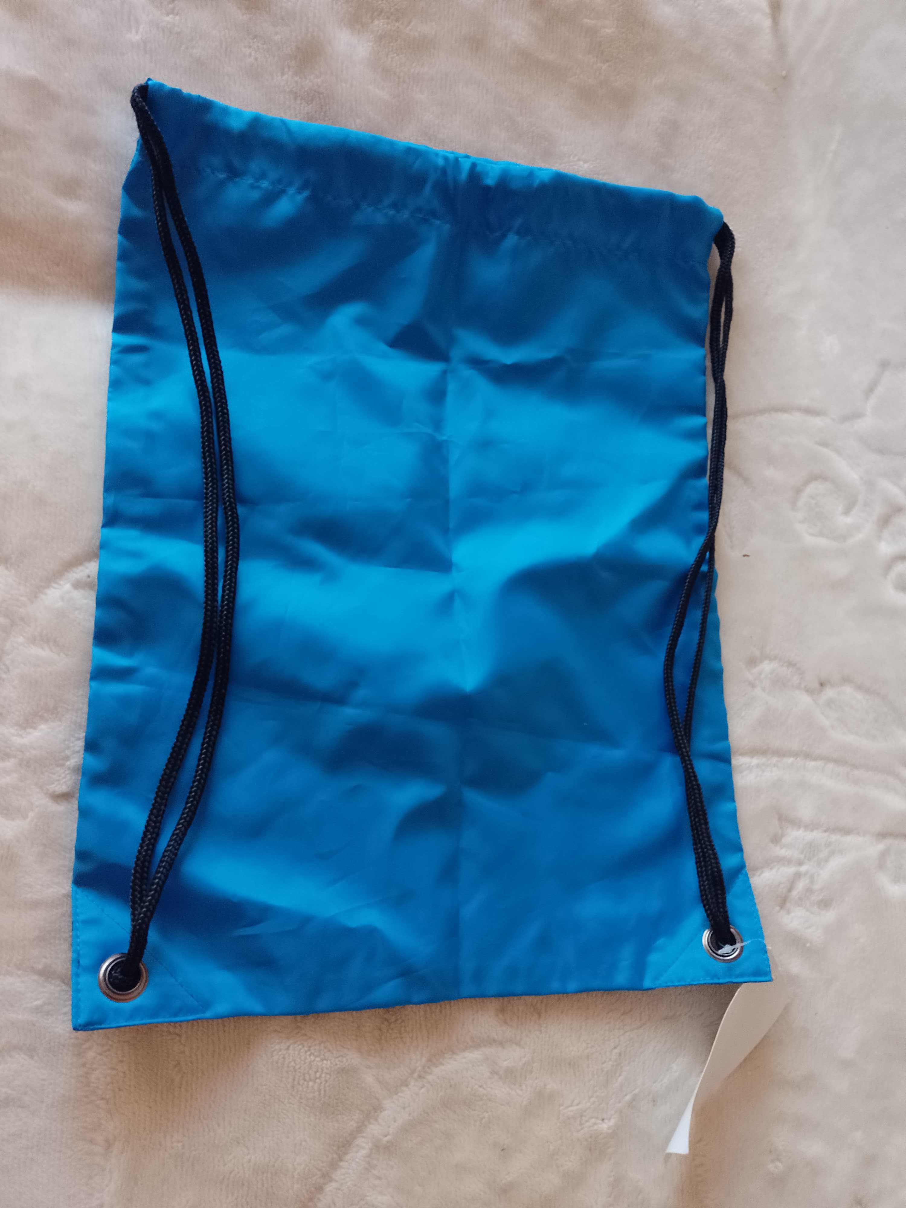 Niebieski plecak, worek / NOWY