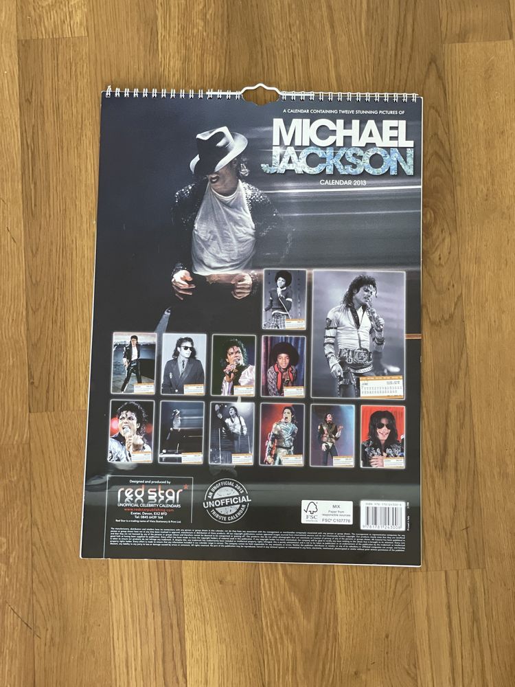 Michael Jackson kalendarz 2013  dostępne 2szt