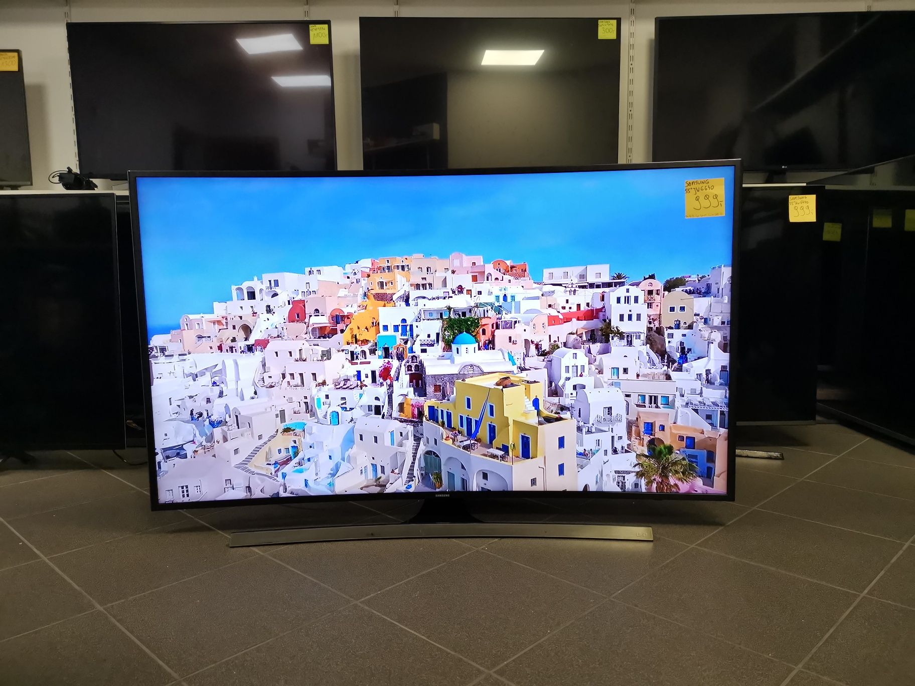 Samsung Curved 55 cali 4K UHD hdr Smart WiFi DVB-T2 55JU6640 gw3m