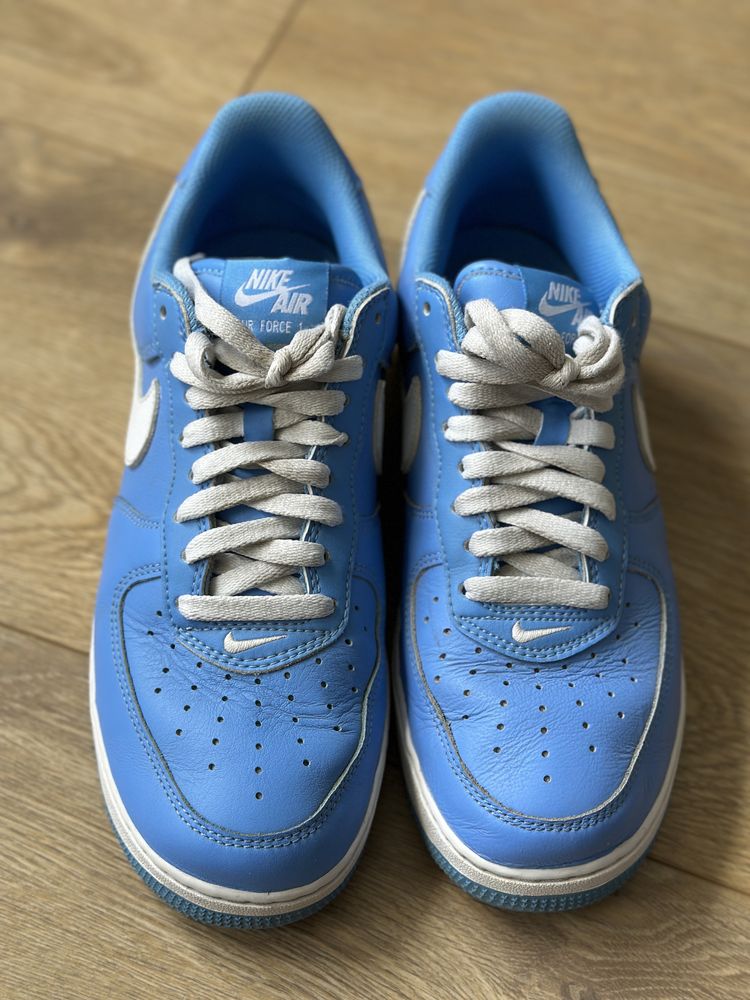 Oryginalne sneakersy buty Nike Air Force 1 Low Retro Blue 42,5