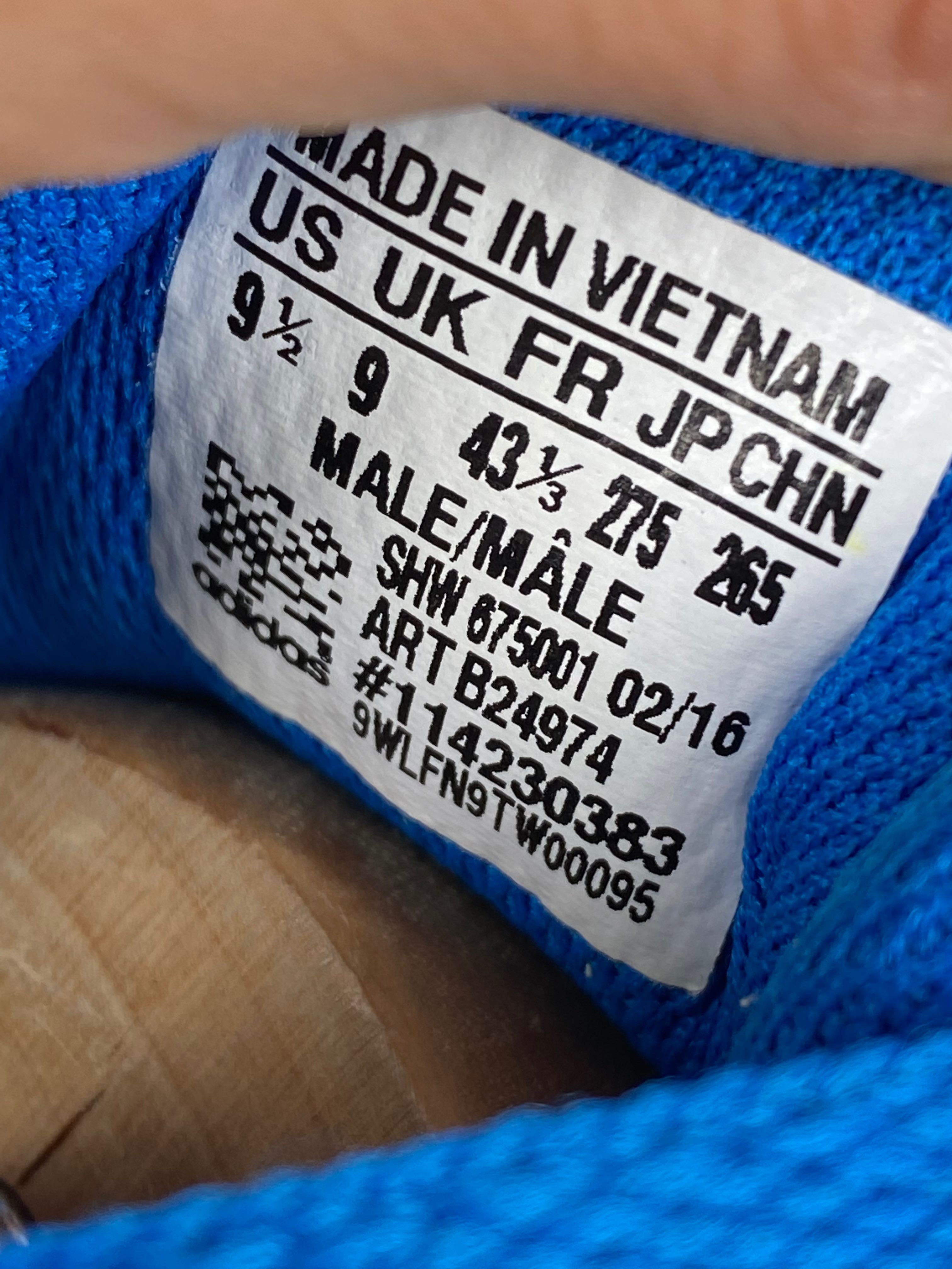 Кросівки adidas Gazelle Indoor original 43р сині замшеві