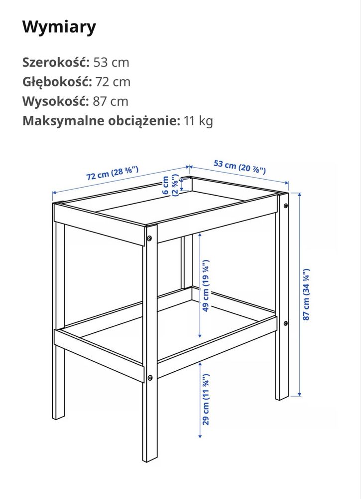 Przewijak IKEA Sniglar