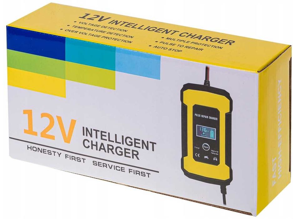 Prostownik 12V 6A AGM samochodowy do Akumulatorów ładowarka