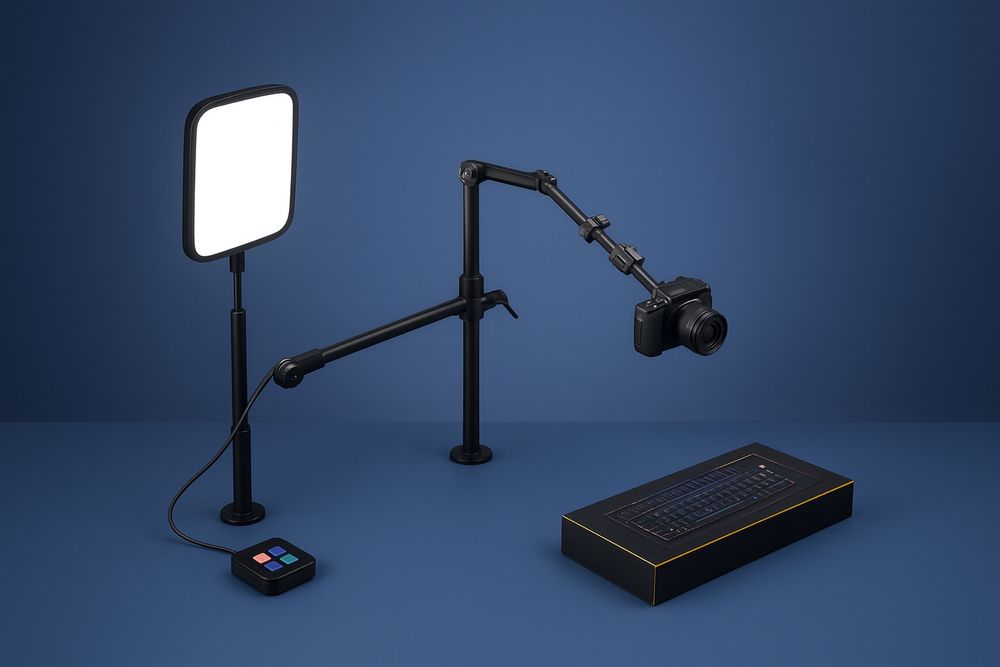 Elgato Master Mount, flex arm e solid arm