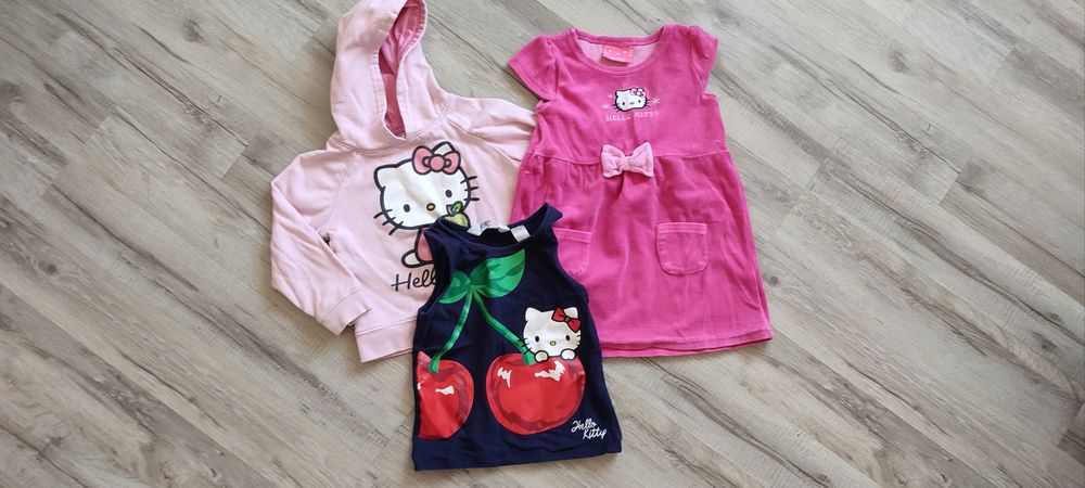 Ubrania dla fanki Hello Kitty dla dziewczynki bluza sukienka top