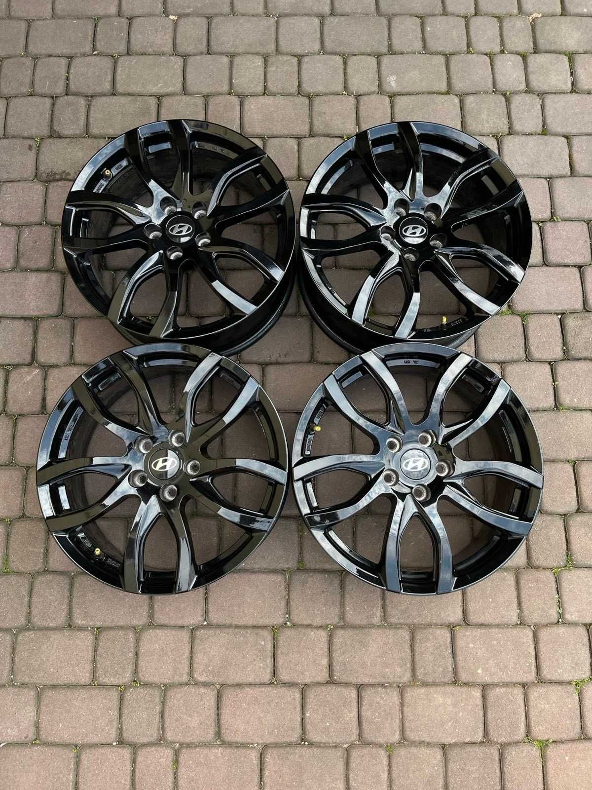 Alufelgi Hyundai 5x114,3 18  Czujniki Kona Tucson IX35 Sorento CZARNE