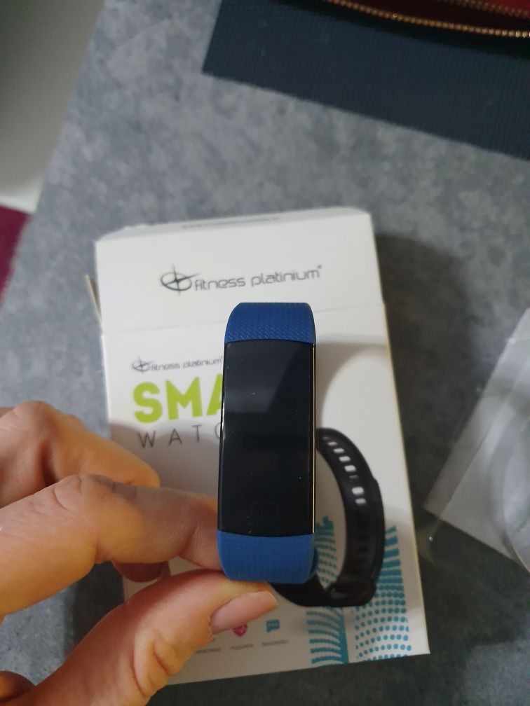 Zegarek do pomiaru tętna smart watch fitness platinium