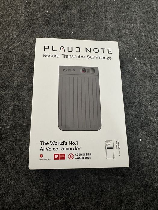 Диктофон PLAUD AI NOTE Black (64GB) — у відмінному стані