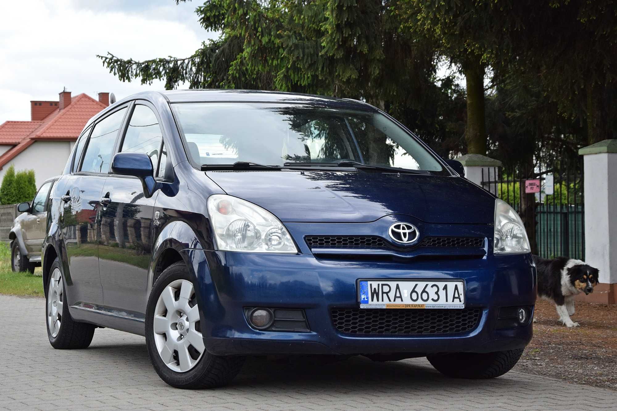 TOYOTA COROLLA VERSO 2.0 D4D 136KM Klimatyzacja 7-osób Hak 2005 ROK!