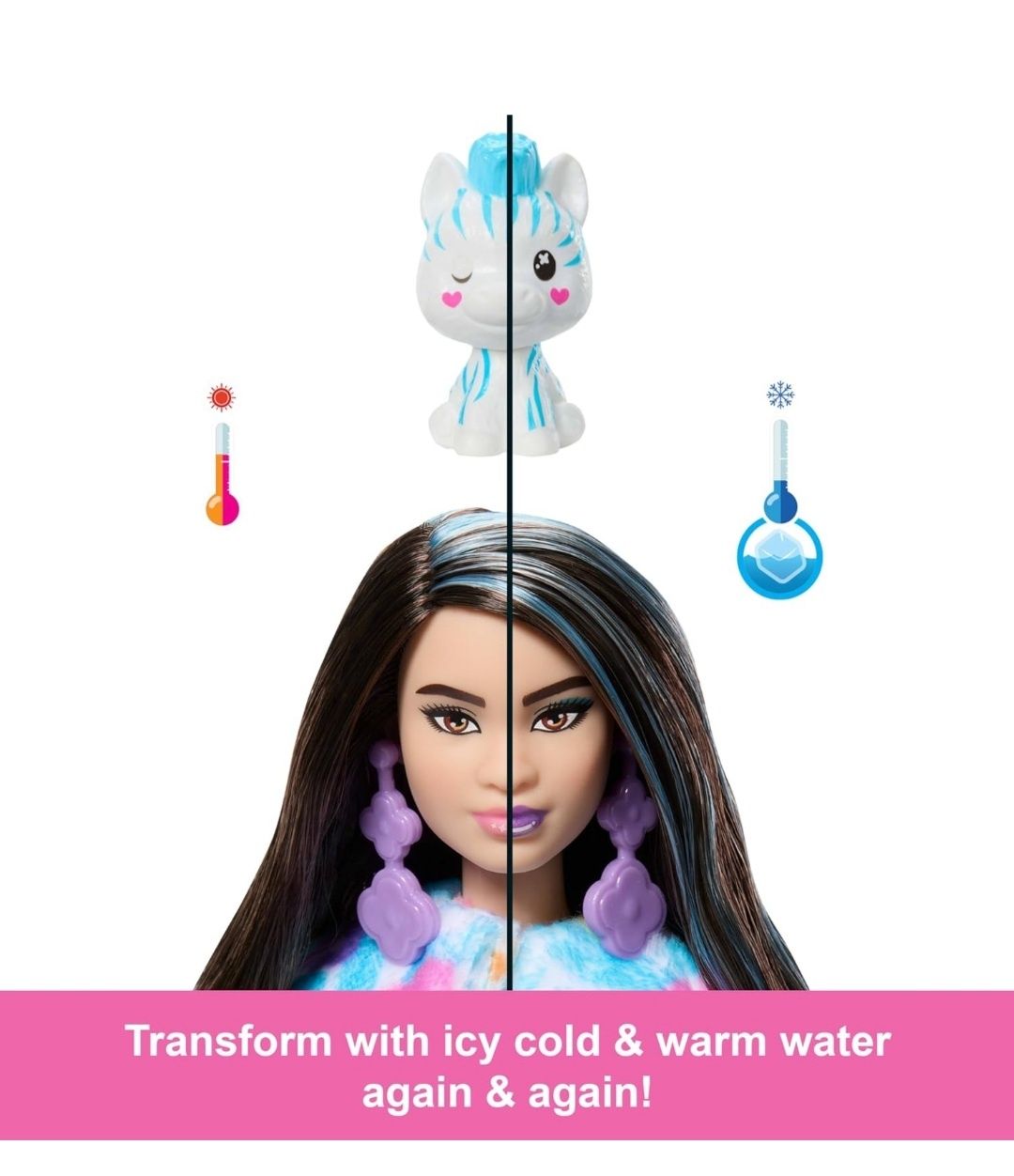 Barbie Cutie Reveal Зебра
