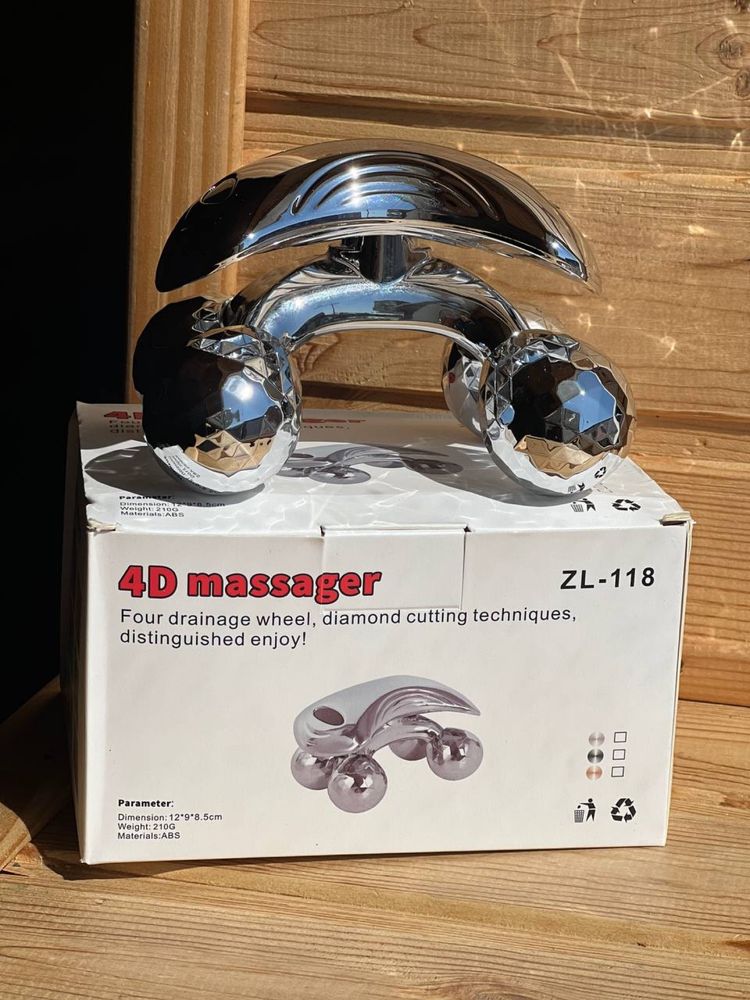 Лифтинг 4D массажер роликовый для лица шеи тела massager подтяжка тону