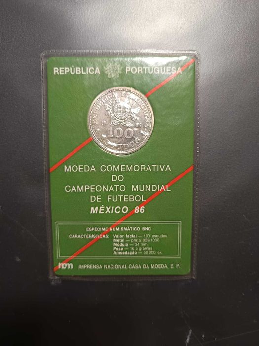 1986 – Prata BNC – Mundial de Futebol México