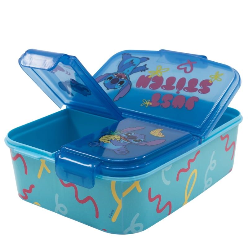 Śniadaniówka pojemnik trzy komory lunch box +bidon Stitch