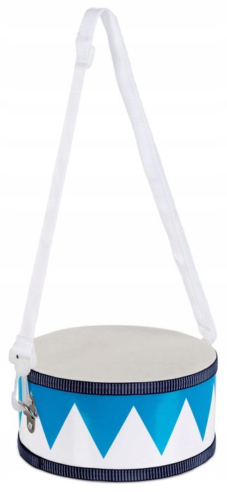 Bębenek Classic Cantabile 8" biało-niebieski obustronny