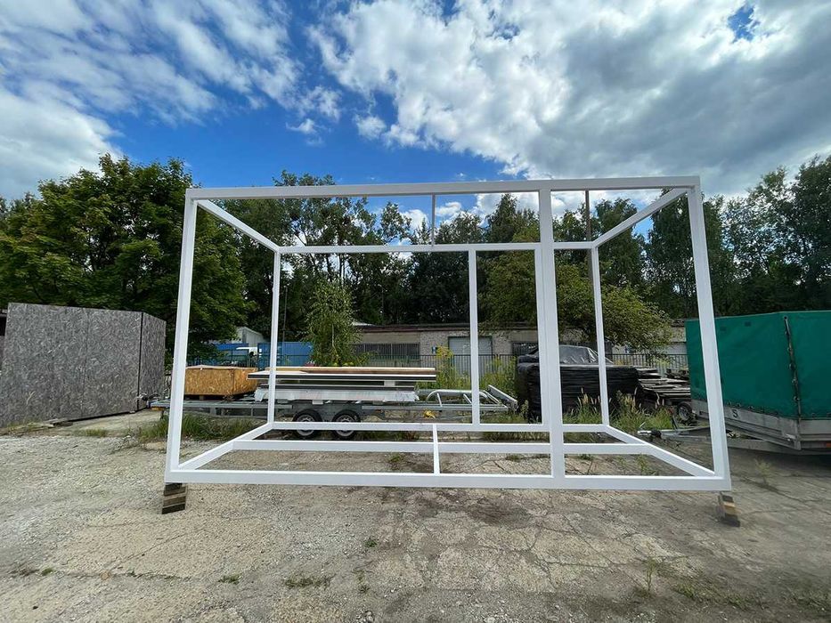 Konstrukcja stalowa, rama kontener 6x3, kontener, domek, altana