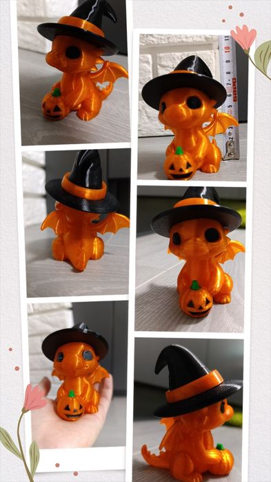 Дракончик з гарбузом