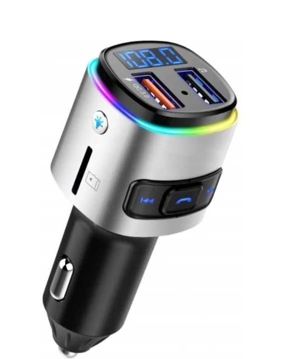 Ładowarka Samochodowa ,  Transmiter FM , BC41 Bluetooth  , 2XUSB , TF