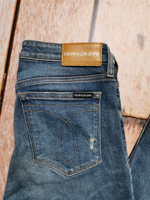 Spodnie jeansy Calvin Klein