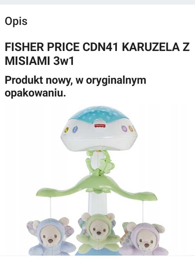 Karuzela Fisher Price