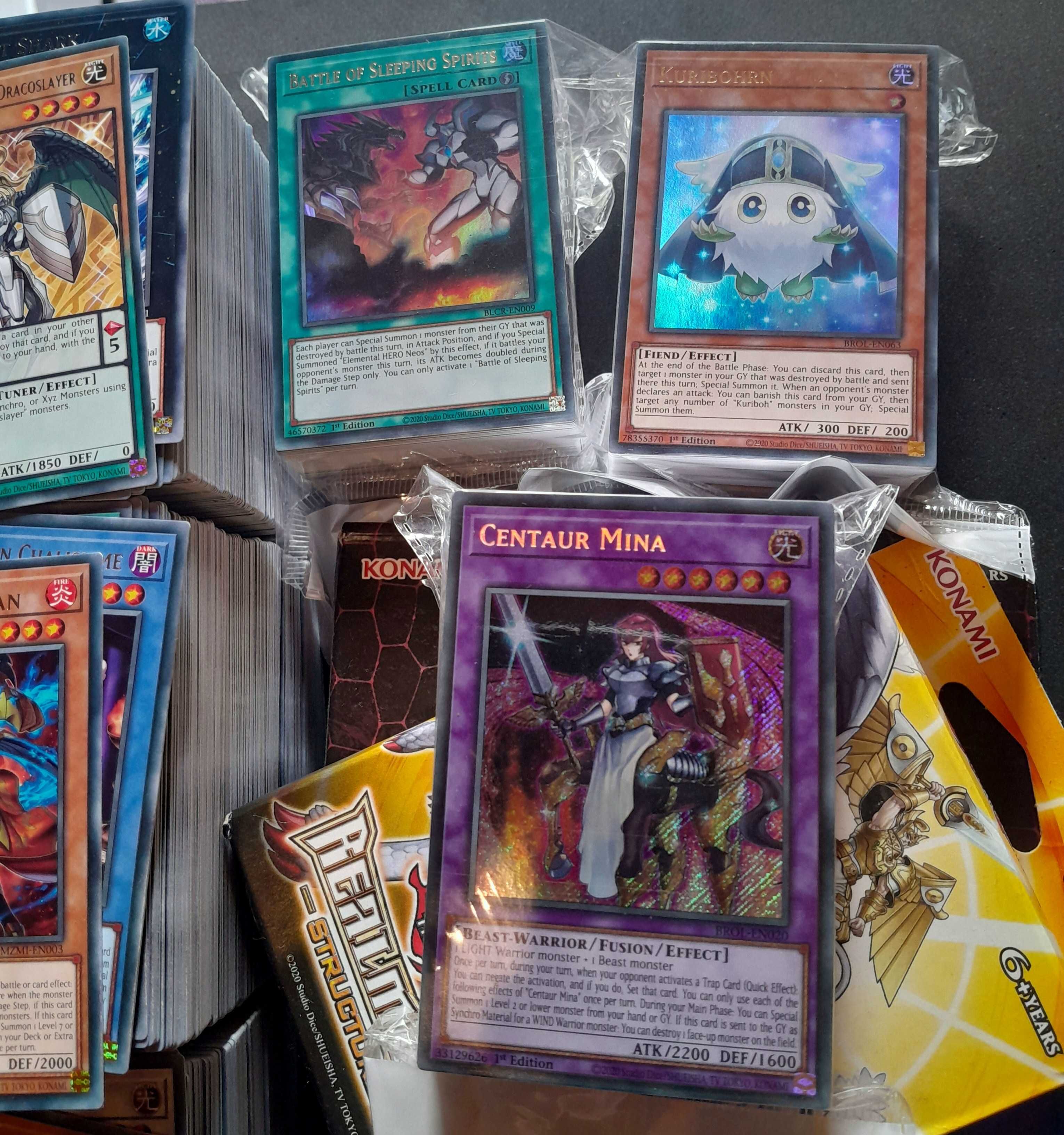YU-GI-OH-2593 Cartas+ Boxes Seladas