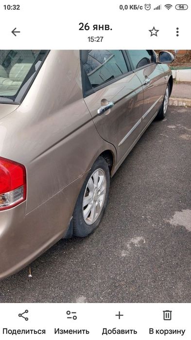 Киа Церато 2007г бензин 2.0 автомат