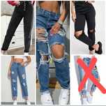 Джинсы рванки Boohoo,Мики,Момы