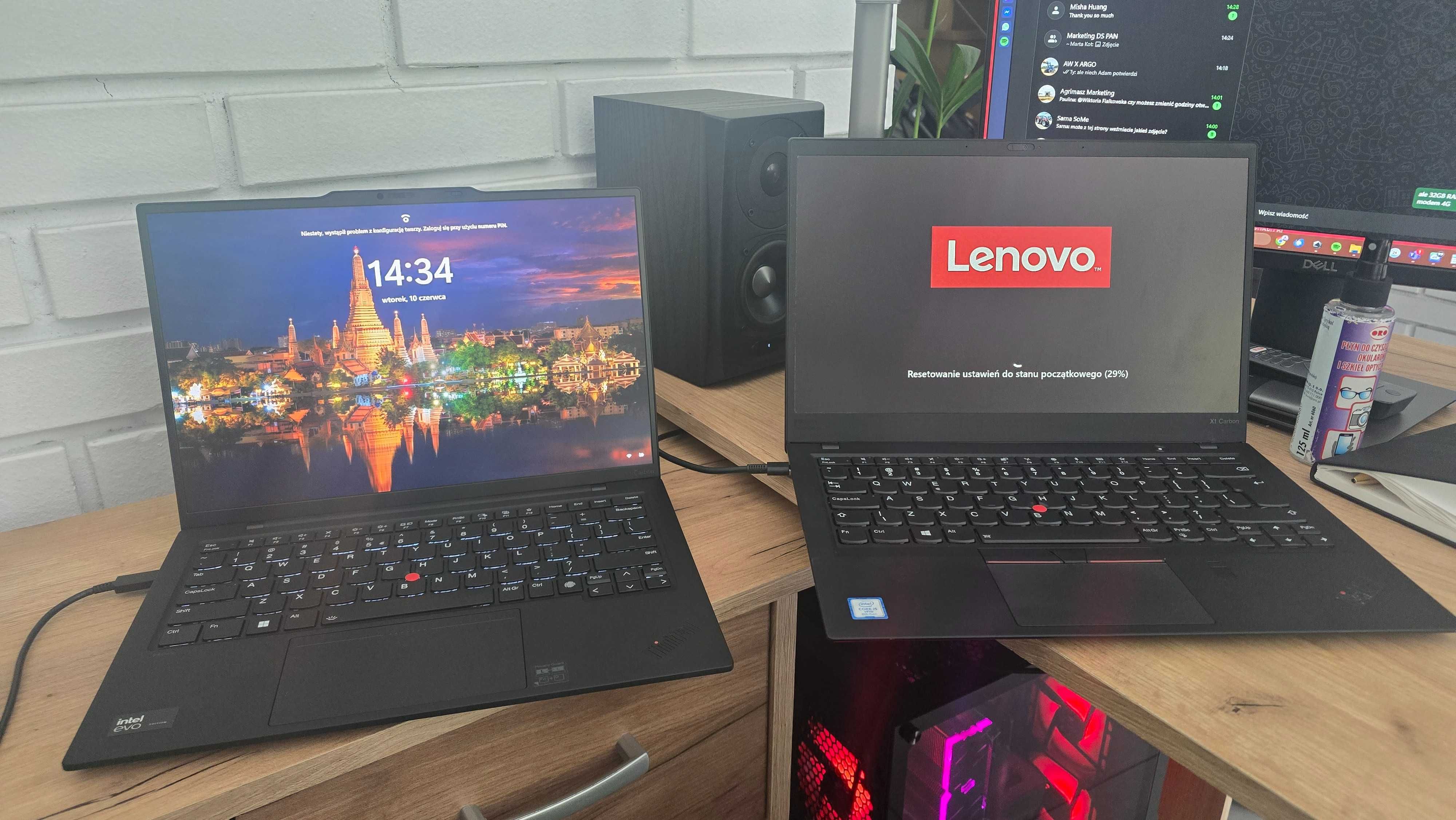Lenovo X1 Carbon - 16GB RAM, 512GB SSD, Intel i5 - bateria 13h - dotyk