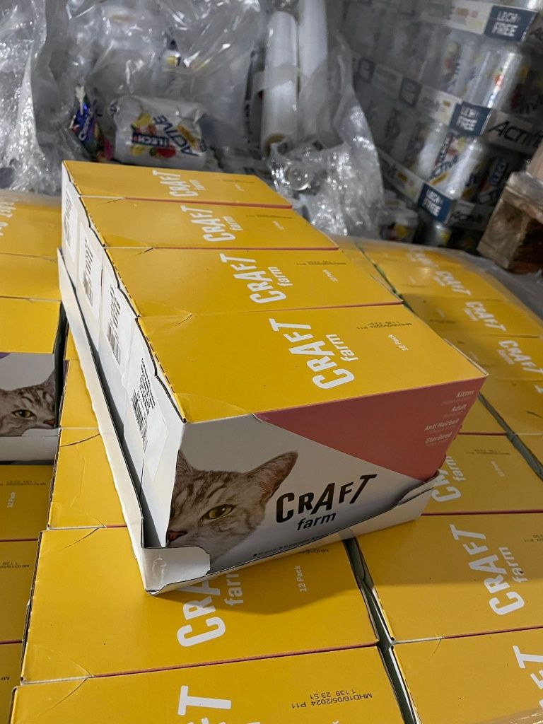 Zestaw pod klienta 6pudełek karmy dla kotów