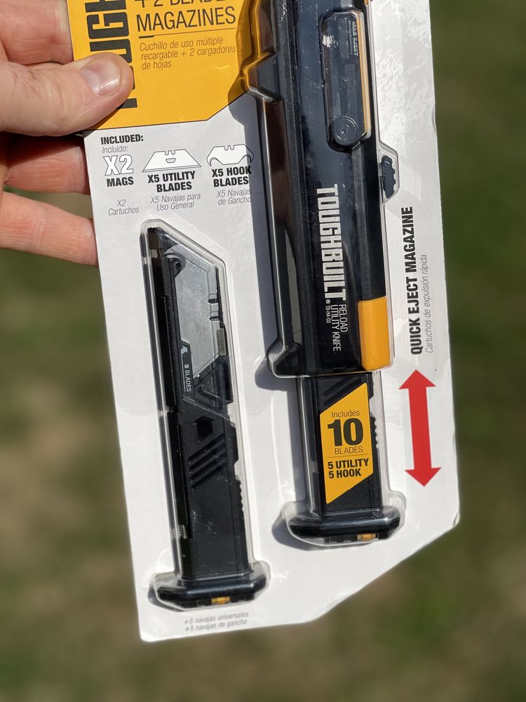 Ніж TOUGHBUILT Зі Змінними Магазинами ОРИГІНАЛ Із USA