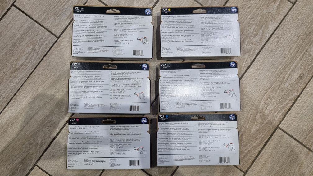 Картриджи hp 727 HP Designjet T1500 / T1500ps / T2500 / T2500ps / T920