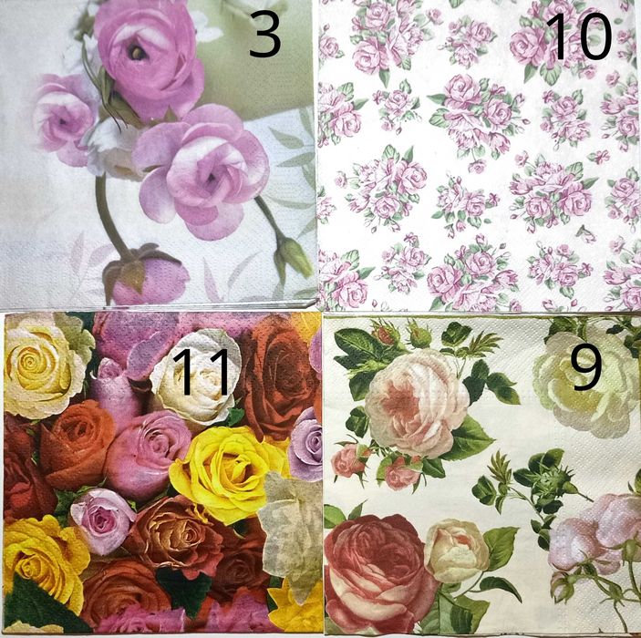 Serwetki do Decoupage Kwiaty