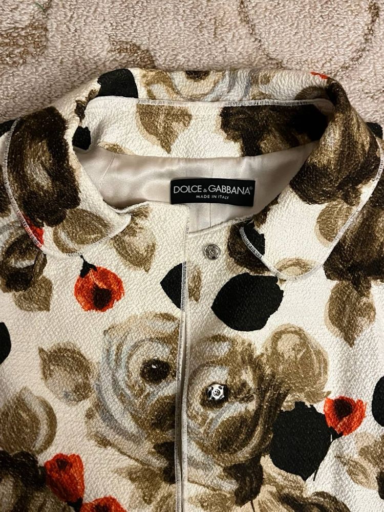 Накидка, оригинал. Dolce Gabana, цветочный принт