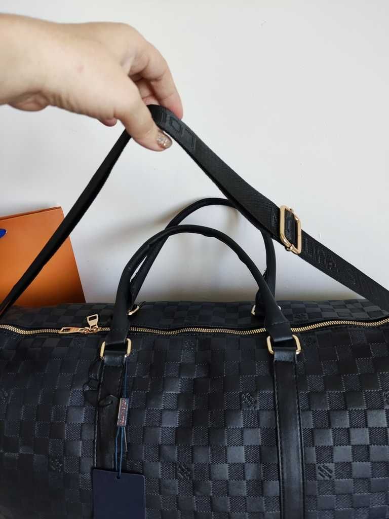 Torba podróżna, na siłownię, weekendowa, skóra Louis Vuitton 77-39