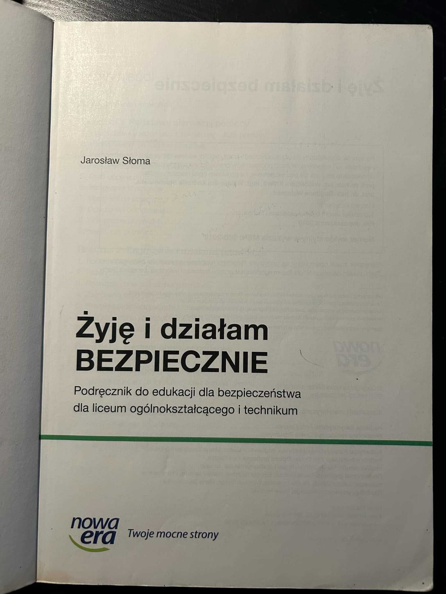 Żyję i działam bezpiecznie EDB podręcznik