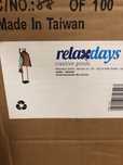 Relaxdays wieszak na ubrania czarny drewno metal stojacy loft