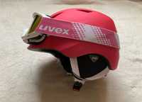 Kask narciarski Uvex airwing 2 pro rozm 54-58cm + gogle