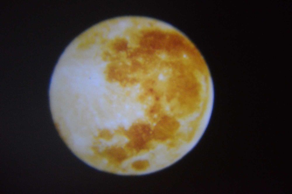 Міні USB LED проектор нічник місяць