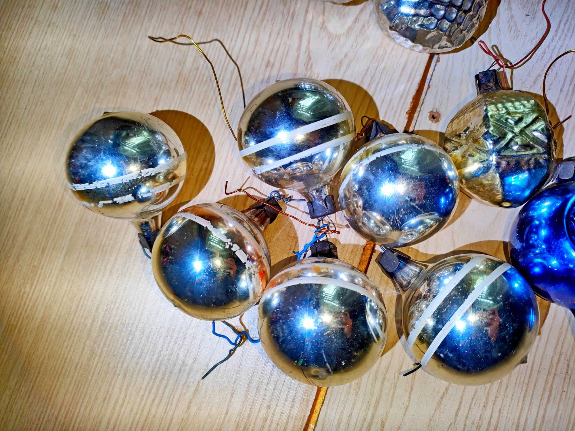 Ёлочные игрушки советские стекло для ёлки новогодние