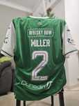 Camisola de jogo oficial assinada L Miller(internacional Australiano)